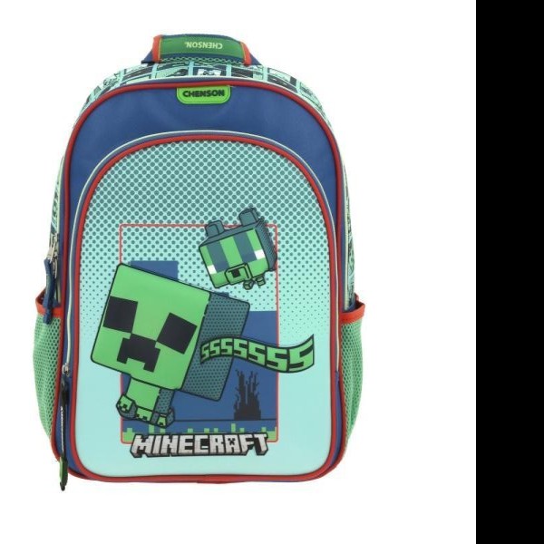 MOCHILA PRIMARIA NIÑO MINECRAFT MC65592-GMC66007-9 CHENSON PZA
